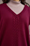 Burgundy Casual Sweater - 3