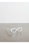 Unisex Retro Oval Blueblock Glasses White |   Case and Cleaning Cloth Gift Set - 2
