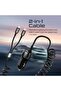 PowerDrive-33PDCI 33W Car Charger with Built-in USB-C & Lightning Coiled Cable - 5