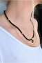 Choose the Letter Chain Necklace Black - 2