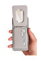 Magnetic Gray Adhesive 5-Compartment Magnetic Card Holder with Flexstand Stand - 3
