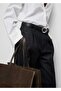 Wide-Leg Pencil Denim Pants - 6