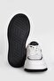 Maya Black-White Women's Genuine Leather Sports Shoes - 6