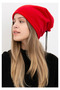 2 Pieces Red Color Price - Women's Men's Winter Thermal Fleece Drawstring Beanie Hat Scarf with Neck Warmer