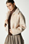Women's Oscar Faux Fur Stone Bomber Jacket - 8