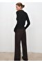 Sweater with Scalloped Edges - 4