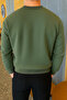 Men's Relax Fit Winter Khaki Basic Sweater - 5