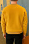 Men's Relax Fit Winter Mustard Yellow Sweater - 5