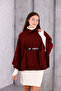 Women's Winter Cashmere Poncho - 4