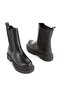 Black Elastic Women's Boots - 4