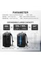 حقيبة ظهر Celpack Air Pack Vacuum Backpack مع مضخة، حقيبة ظهر مضادة للسرقة للسفر والكمبيوتر المحمول، لون أسود، مقاس كبير - 7