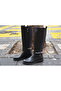 Thermo Non-Slip Sole Zippered Women's Stretch Boots Black - 3