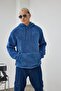Basic Hooded Oversized Plush Sweatshirt
