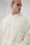 Basic Hooded Oversized Plush Sweatshirt - 4
