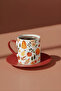 Autumn Themed Set of 2 Turkish Coffee Cups - 2