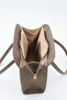 Modena Women's Suede Shoulder Bag Mink |   Zippered, Lined, Stylish Casual Model - 6
