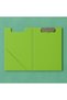 A4 Pistachio Green Cover Secretarial File with Metal Clip - 3