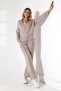 College Collar Zippered Double Tracksuit Set - 7