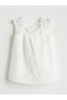 Özmarka New Season Ecru Embroidered Baby Girl Brode Dress