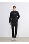 Xside Black Crew Neck Printed Men's Sweatshirt - 2