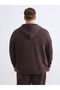Lcwaikiki Classiclarge Size Hooded Men's Thick Zipper Sweatshirt - 4