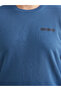 Lcwaikiki Classic Navy Blue Crew Neck Printed Men's Sweatshirt - 3