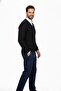 Men's V-Neck Knitwear Sweater Steel Knit Classic Pattern 4241D Bgl-St04849 - 3