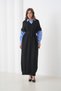 Women's Long Sleeve Shirt with Inner Shirt Collar, Knitwear with Belt, Sporty Stylish Dress - 5
