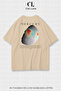 Unisex Women's and Men's Mercury Printed Special Design Oversize T-Shirt