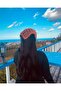 Knitted Bandana - Sailing Motif - Cream - Comfortable Bohemian Handmade Accessory - 3