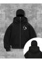 Snow Masked Ninja Unisex Sweatshirt Cardigan 2Strands Thick Fleece - 3