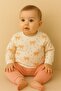Girl's Ribbon Patterned Cotton 2-Piece Pajama Set - 2