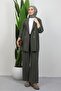 Elvin Khaki Trouser Suit - 2