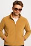 Unisex Camel Anti-Pilling Non-Pilling Standard Fit Full Zipper Cold-Proof Fleece Cardigan - 2