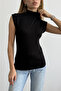 Women's High Neck Sleeveless Blouse - 4