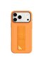 Morphix Silicone GripStand Case for iPhone 17 Pro, Shock-Resistant, Slim Fit – Orange - 2