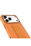 Morphix Silicone GripStand Case for iPhone 17 Pro, Shock-Resistant, Slim Fit – Orange - 3