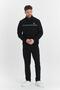 Men's Plus Size Cotton Full Zip Tracksuit Set Black 201462B-S - 3