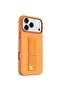 Morphix Silicone GripStand Case for iPhone 17 Pro, Shock-Resistant, Slim Fit – Orange