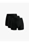 Baumwoll-Basic-Boxershorts-Set mit 3 Stück