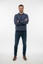 Men's Crew Neck Patterned Soft Sweater - 2
