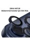 Glass Camera Lens Protector with Metal Frame in Abis Blue Compatible with Apple iPhone 17 Pro Max / 17 Pro - 3