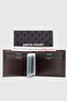 075 Genuine Leather Men's Wallet Card Holder Analine Brown - 2