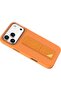 Morphix Silicone GripStand Case for iPhone 17 Pro, Shock-Resistant, Slim Fit – Orange - 4