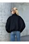 Oversized Suede Jacket with Epaulet Detail - 5
