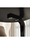 Side Table Small End Table, C-Shaped Wood Sofa Table with Metal Frame for Living Room, Bedroom, Smal - 8
