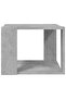 Coffee Table Concrete Grey 40x40x30 cm Engineered Wood - 4