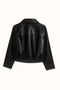 Kadın Oversize Deri Bomber Ceket - 4