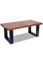 Coffee Table Teak Resin 100x50 cm - 5