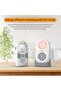CB360 Advanced Digital Audio Baby Monitor with LCD Display, Temperature Sensor, Nightlight, Charging - 2